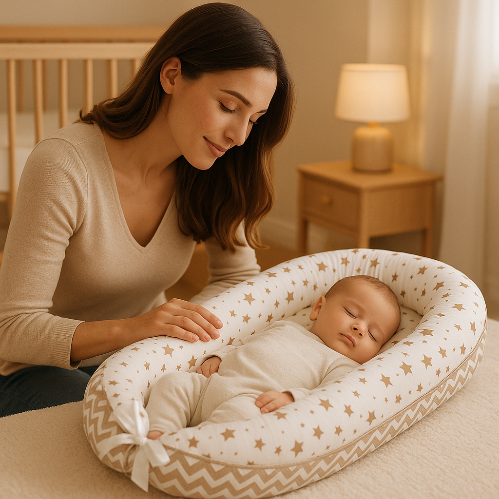 COCON POUR BEBE - Étoiles Dorées