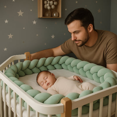 tresse-de-lit-bebe-sommeil-serein-parents-soulagement-protection-chocs