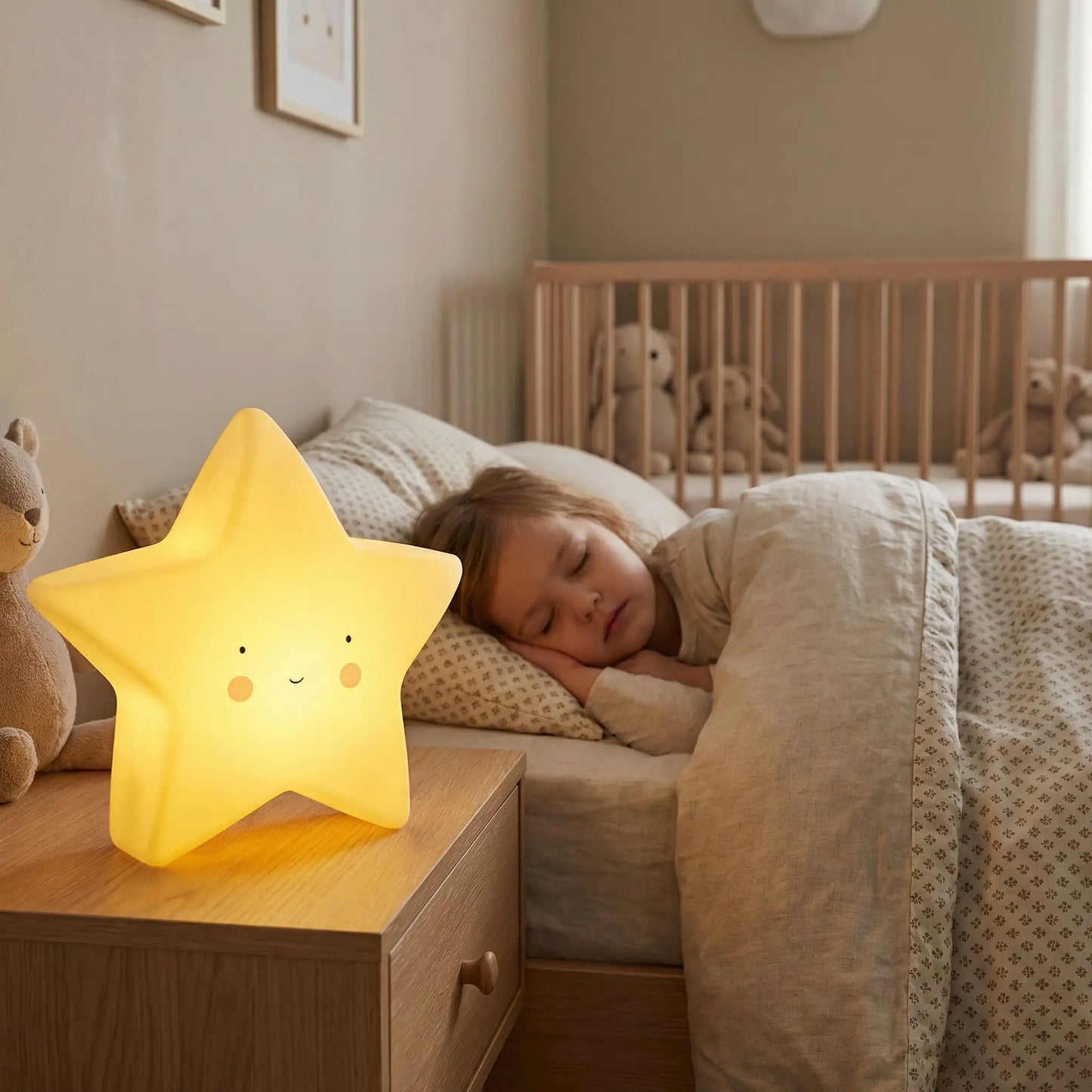 Veilleuse Bébé - HappyYellowStar