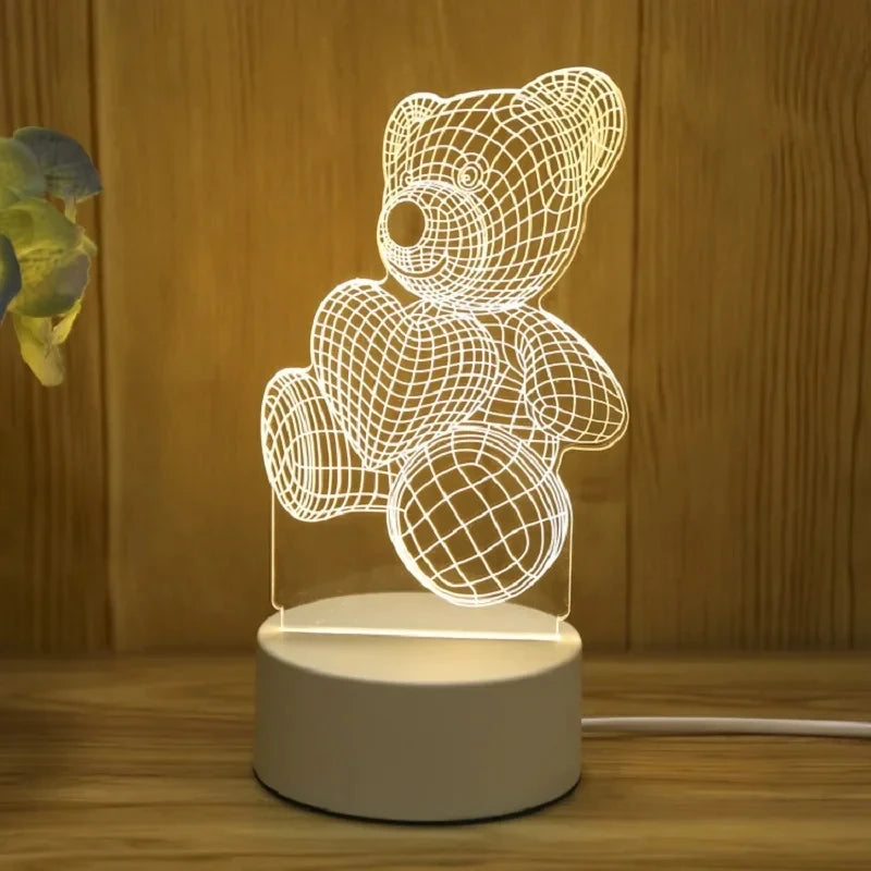 Ourson Veilleuse - Lumière LED Douce Ours
