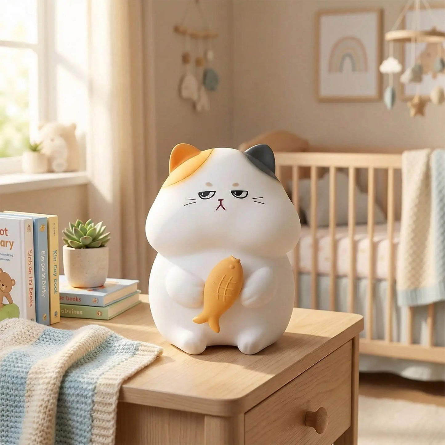 BEBE VEILLEUSE - Le petit chat gourmand