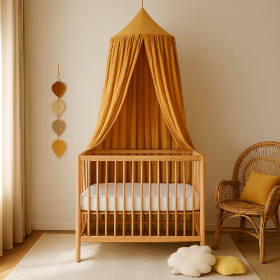 ciel-de-lit-enfant-bébé-hypoallergénique-sécurité