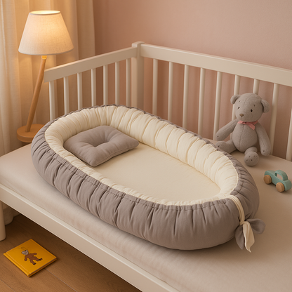cocon-bébé-lit-à-barreaux-hypoallergénique