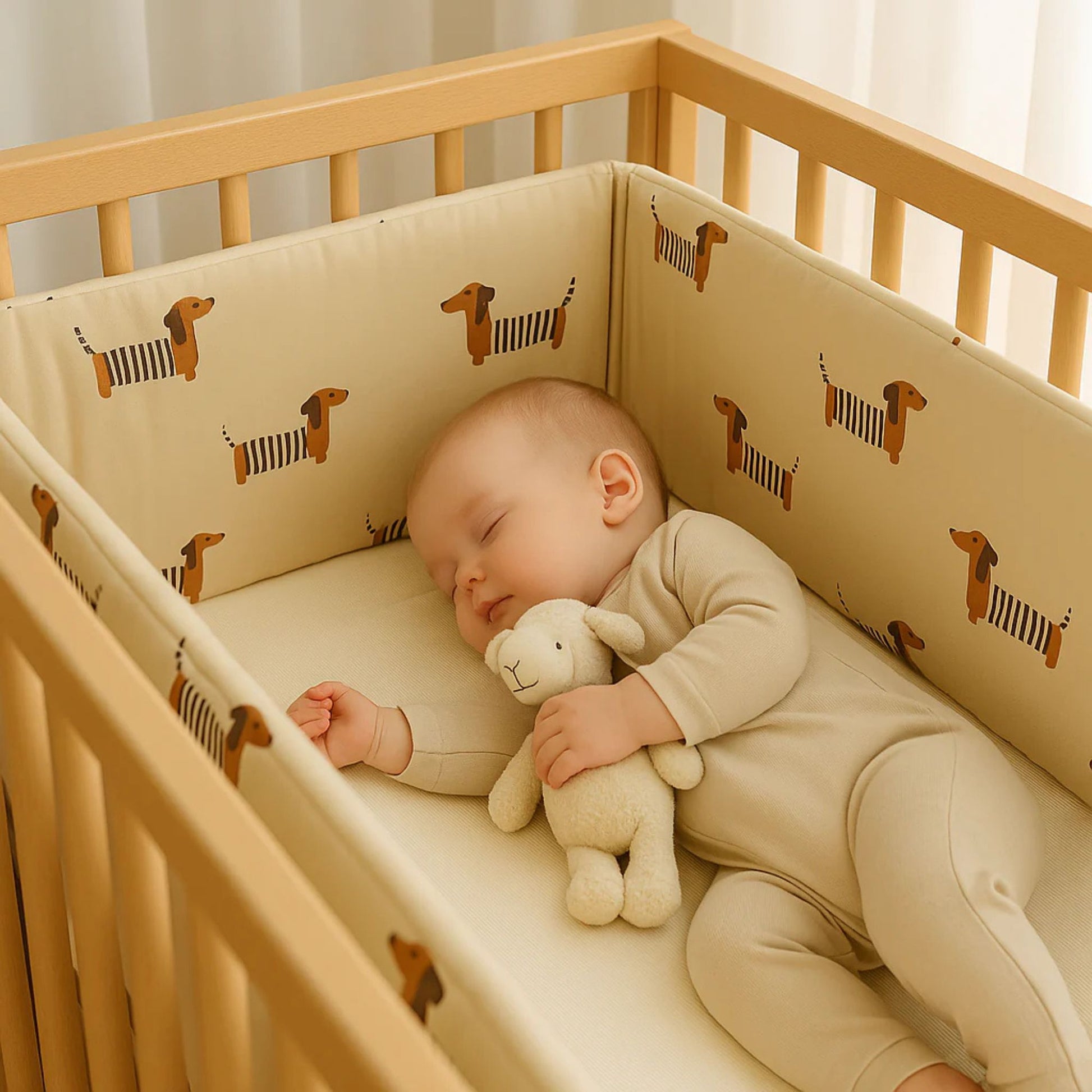 contour-de-lit-bebe-pare-chocs-sommeil-paisible-sécuritaire