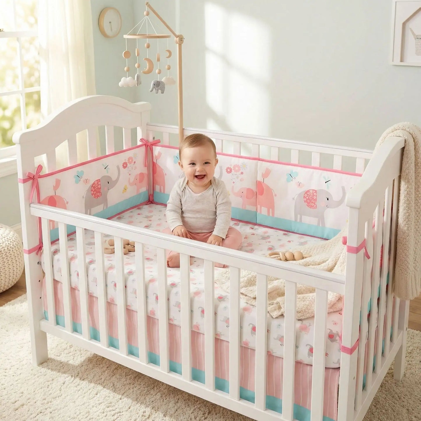 contour-de-lit-bébé-protection-matériaux-hypoallergéniques