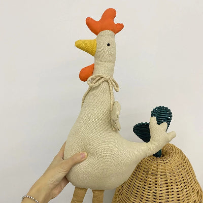 doudou-bebe-coq-ferme
