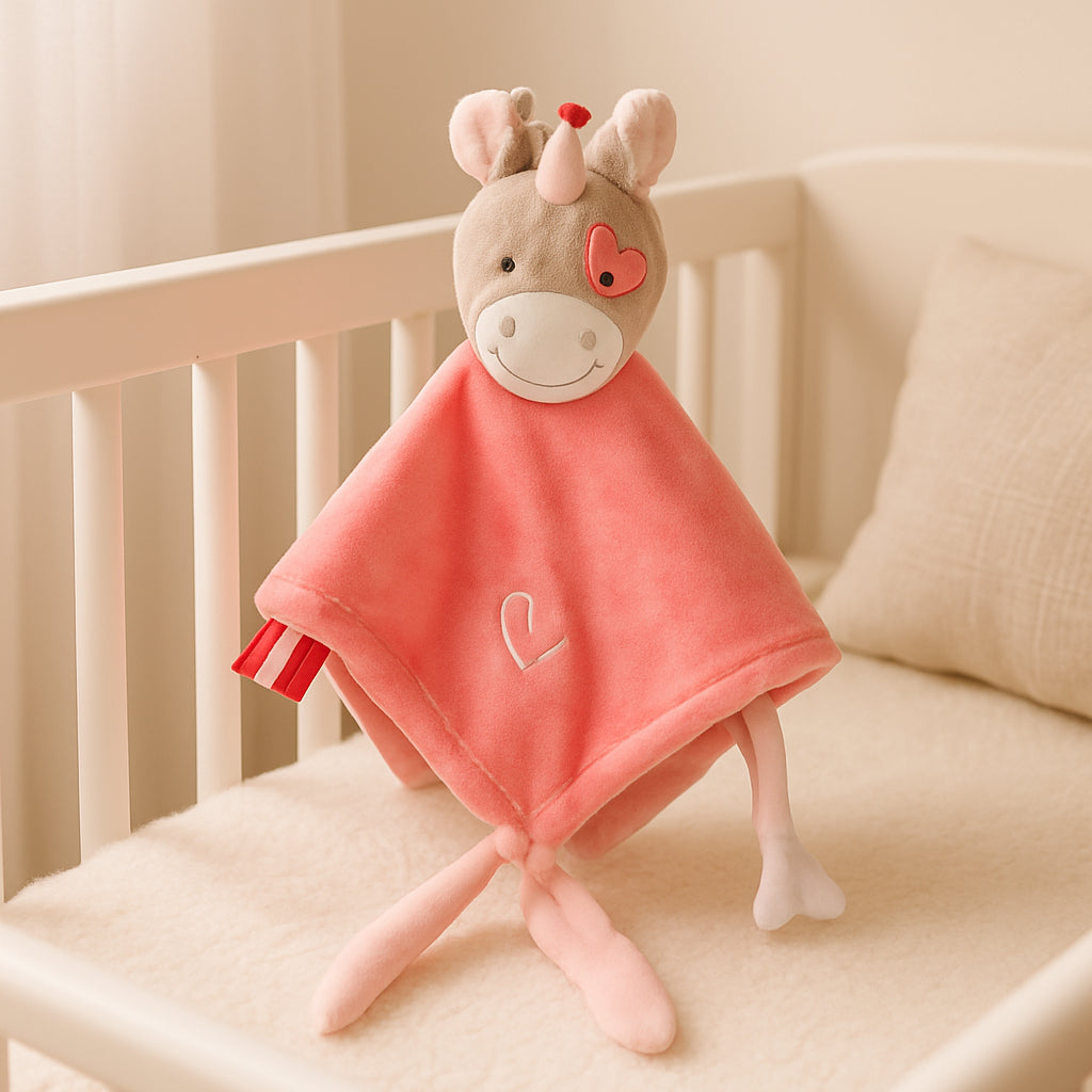 Doudou Licorne Rose - Douxrêves