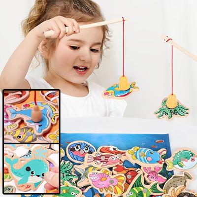 Jouet pour bébé en bois - MagneticFunFish™ - Nos petits papillons