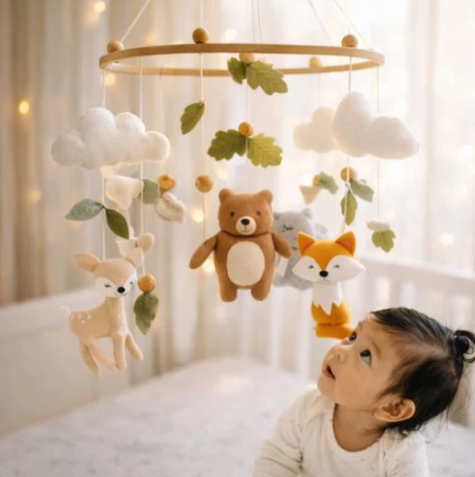 mobile-bebe-enfant-observe-motifs-couleurs-curieux