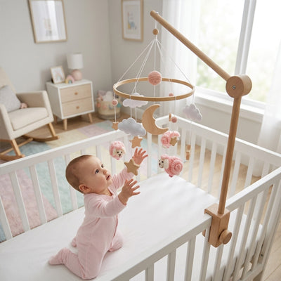mobile-pour-bébé-couleurs-douces-attirantes-chambre