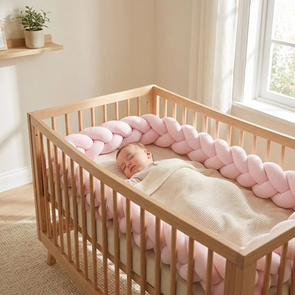 natte de lit rose bébé sommeil profond lit à barreaux