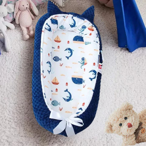 réducteur-de-lit-bleu-thématique-océan-hypoallergénique