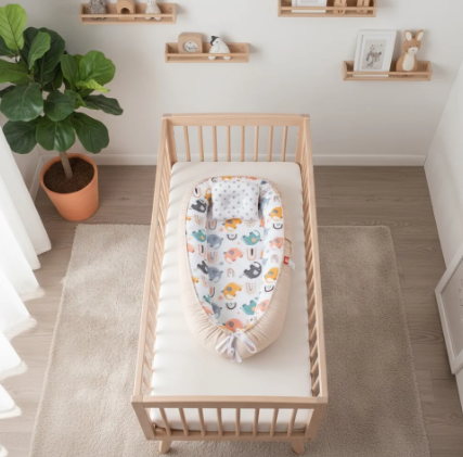 réducteur de lit cododo modèle éléphants chambre bébé lit barreaux