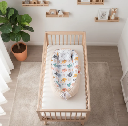 réducteur de lit cododo modèle éléphants chambre bébé lit barreaux