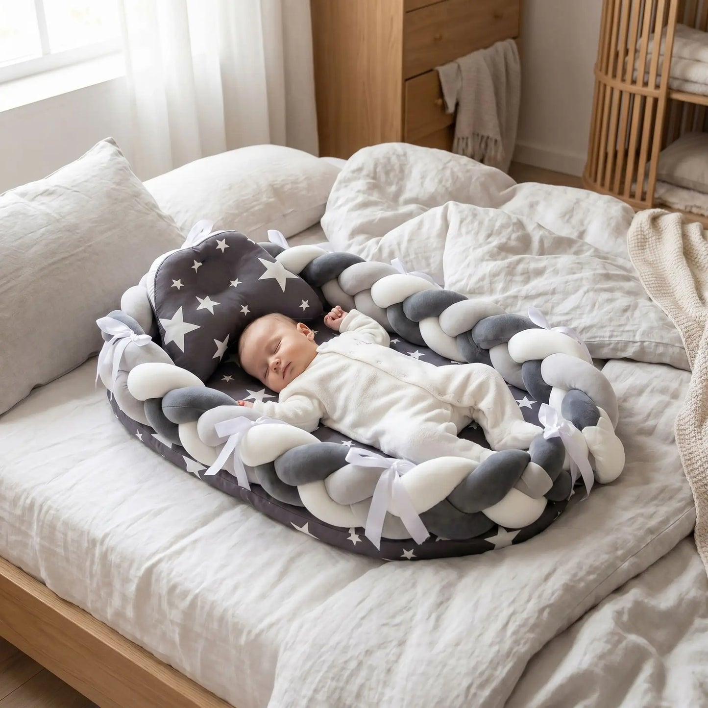 réducteur-de-lit-respirant-bébé-sommeil-lit-parents