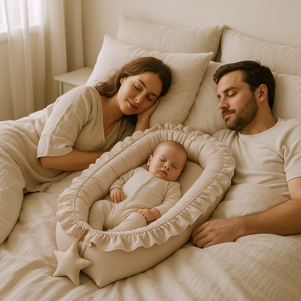 réducteur-de-lit-respirant-bébé-maman-papa-sommeil-protection