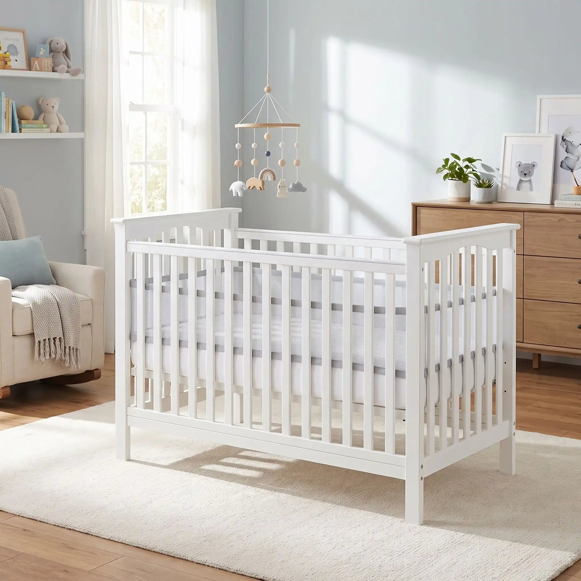 tour-de-lit-bébé-respirant-maille-protection-chambre