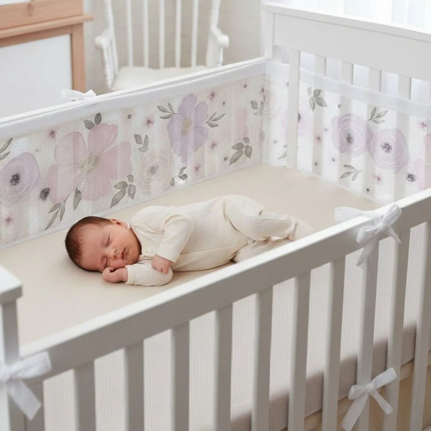 Tour De Lit Bébé Respirant - Flora
