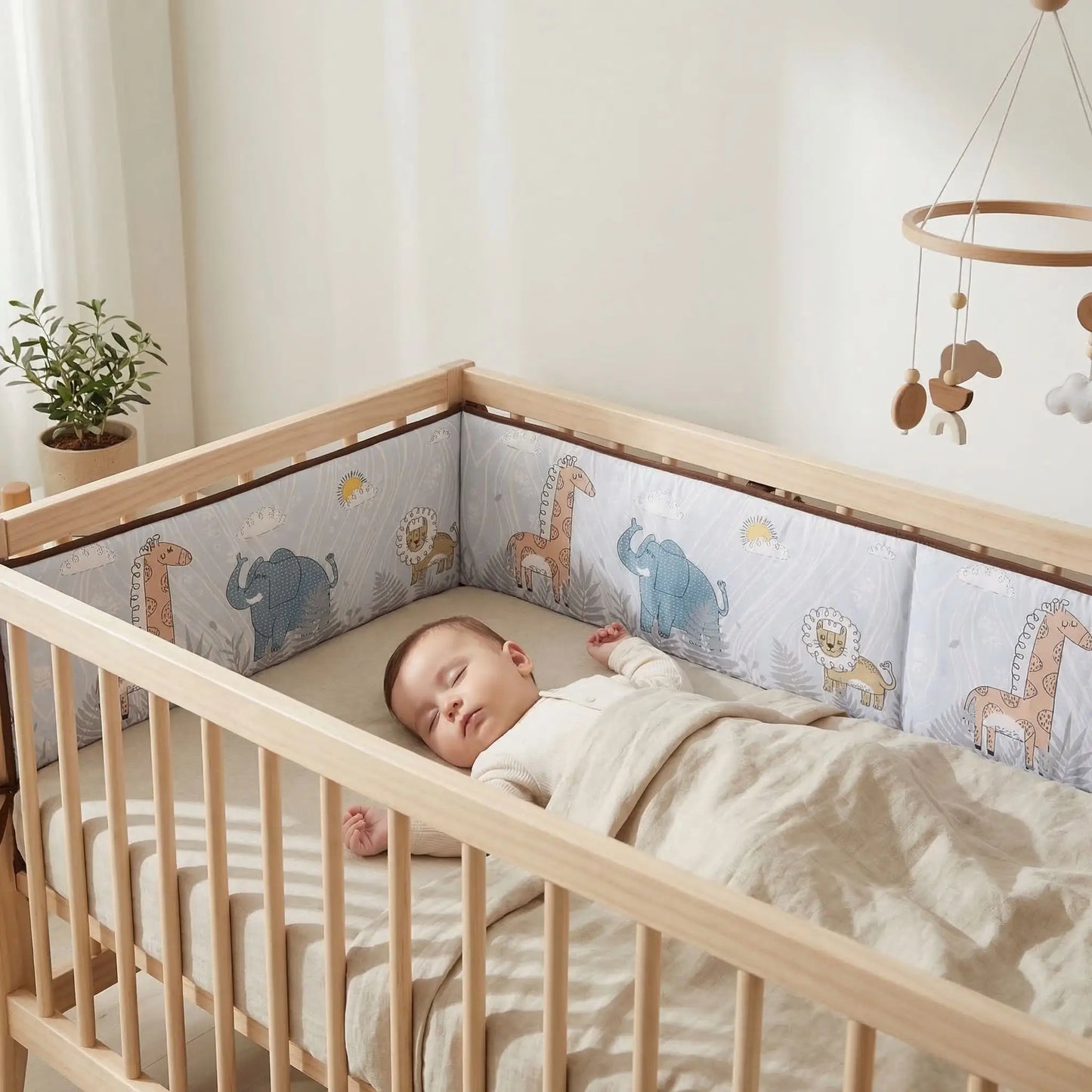 tour-de-lit-bébé-sommeil-serein-protection-pare-chocs