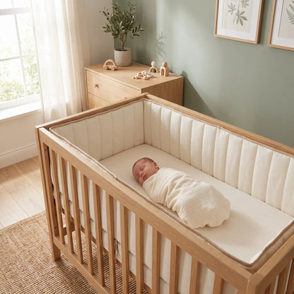 tour de lit pare chocs bébé sommeil lit à barreaux