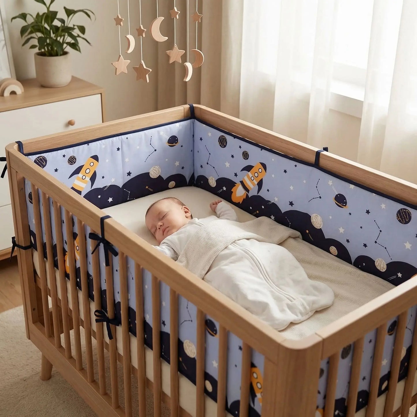 TOUR DE LIT POUR BEBE - Le monde de l'espace