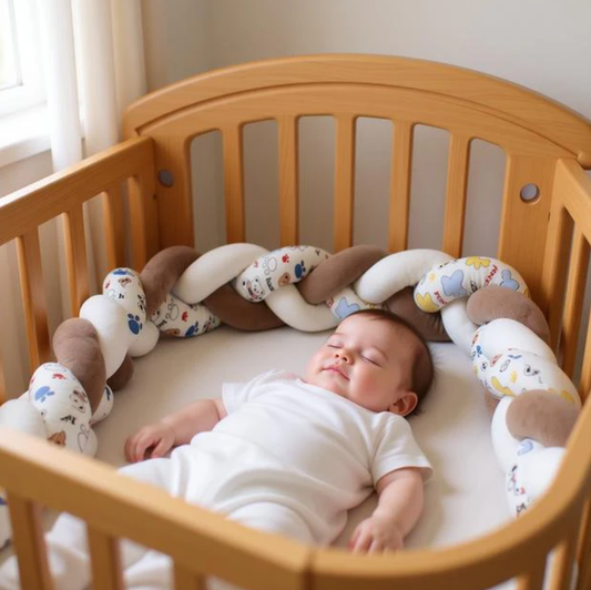 tresse de lit bébé sommeil profond dans lit à barreaux