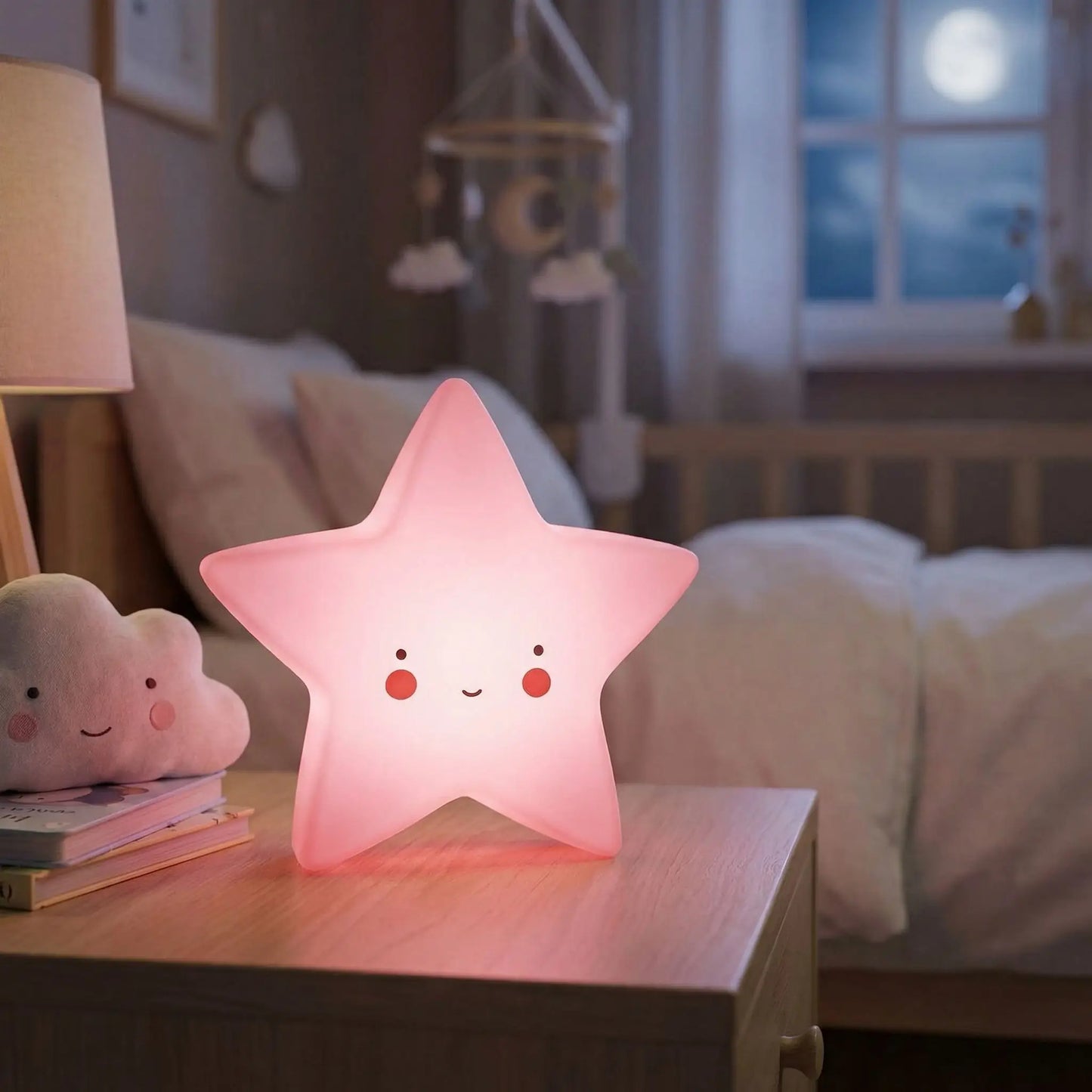 VEILLEUSE BEBE - PinkHappyStar