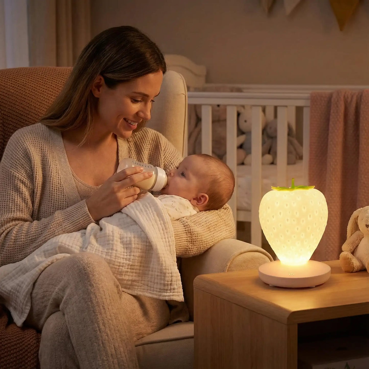 veilleuse-chambre-bébé-maman-allaitement-lumière-douce