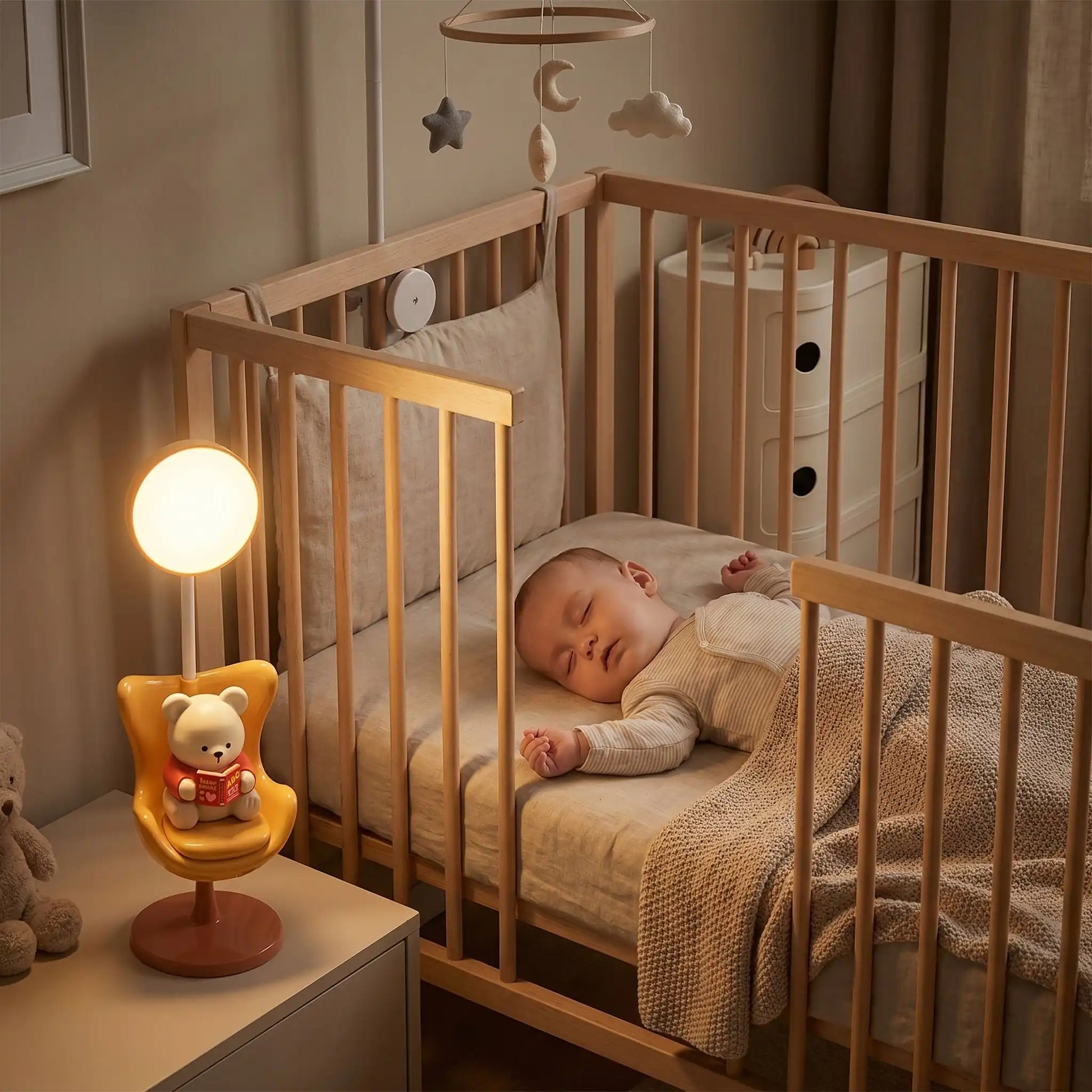 veilleuse-ourson-bébé-sommeil-lumière-douce
