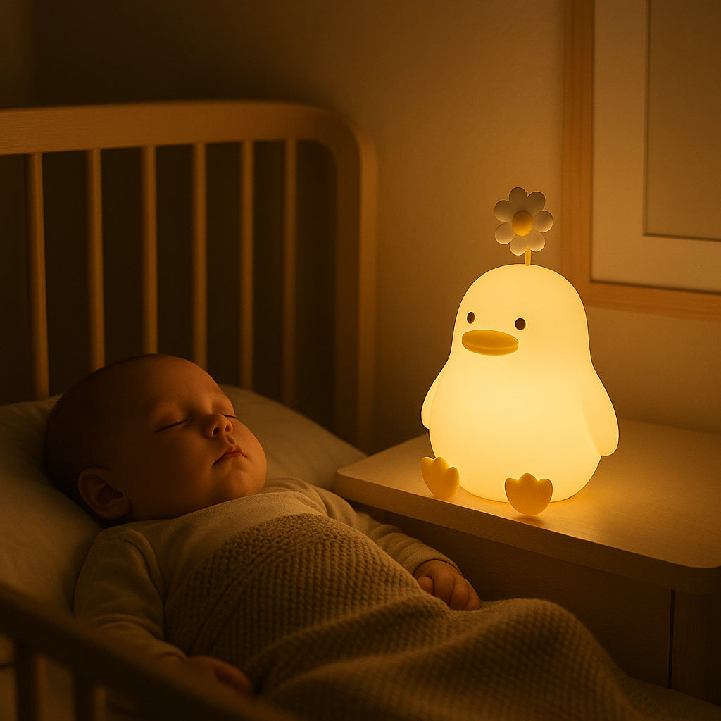 veilleuse-poussin-bébé-sommeil-serein