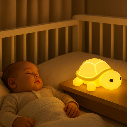 veilleuse-tortue-sécuritaire-bébé-sommeil-serein